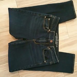 American Eagle dark wash,  Petite Jeans